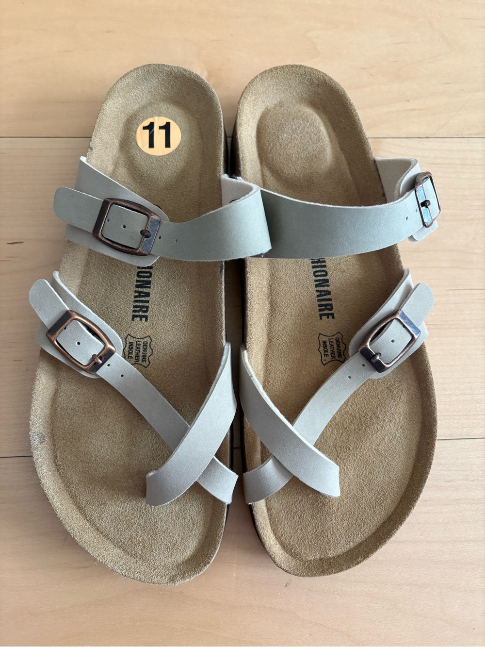 Cushionaire Birkenstock style sandal
